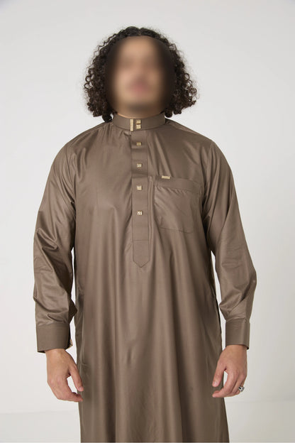 Qamis Al Haramain col avec pantalon