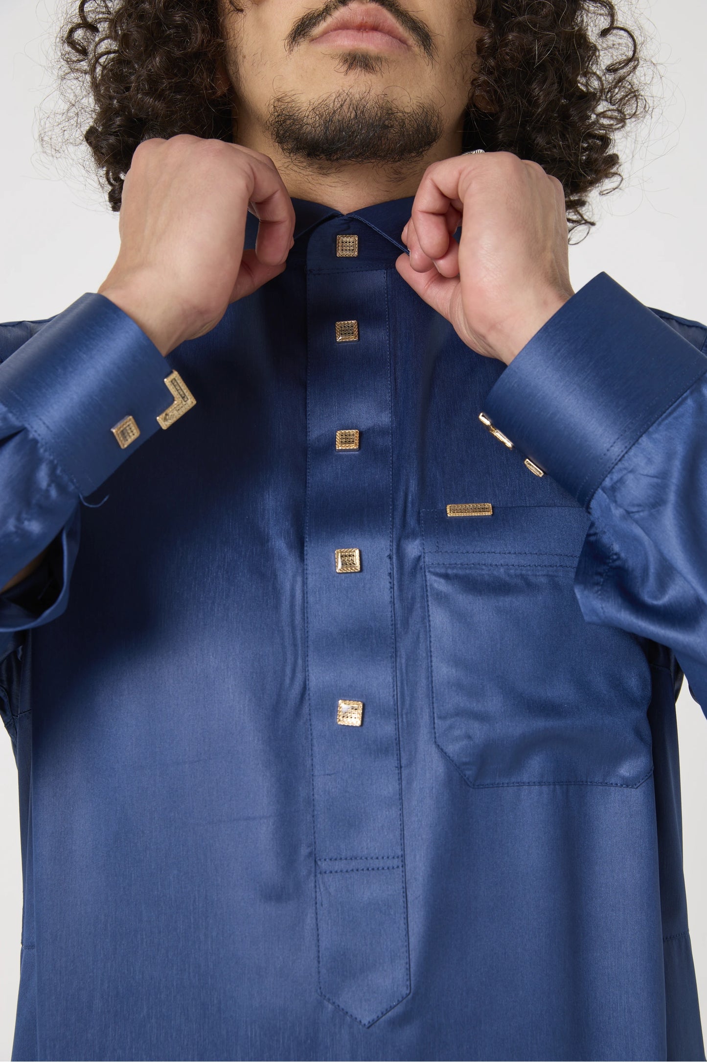 Qamis Al Haramain col sans pantalon