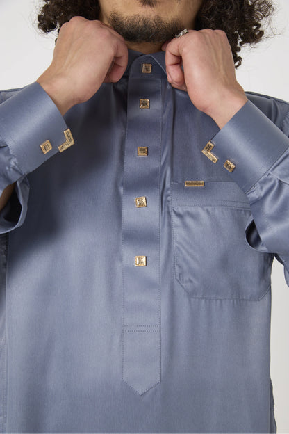 Qamis Al Haramain col sans pantalon