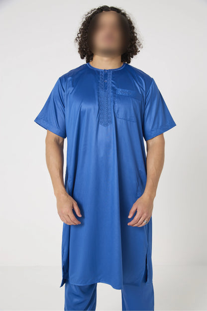 Qamis ensemble style pakistanais manche courte Atlas