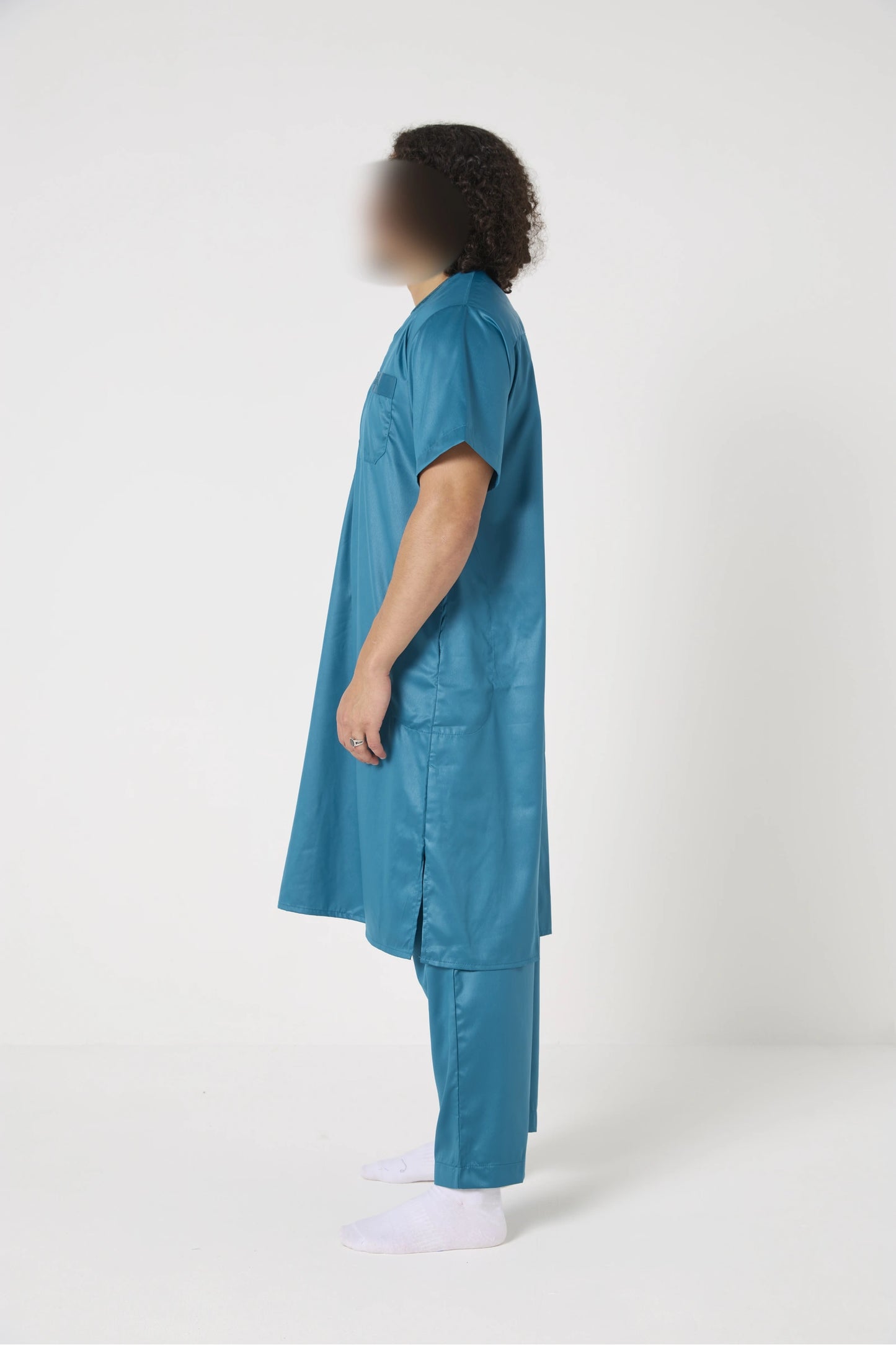 Qamis ensemble style pakistanais manche courte Atlas