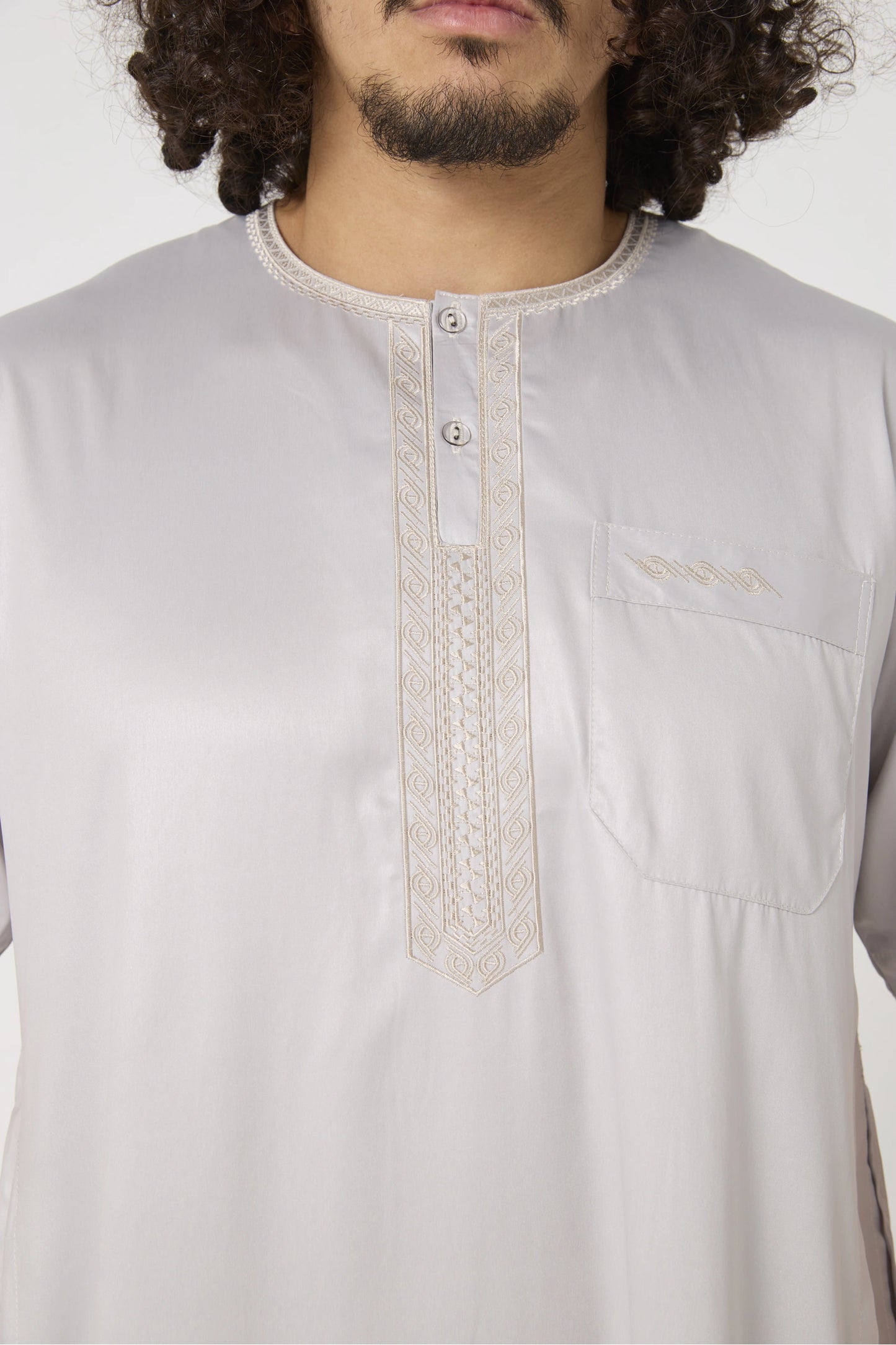 Qamis ensemble style pakistanais manche courte Atlas