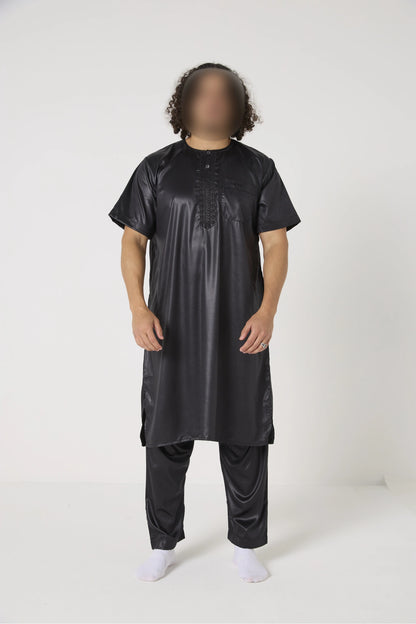 Qamis ensemble style pakistanais manche courte Atlas