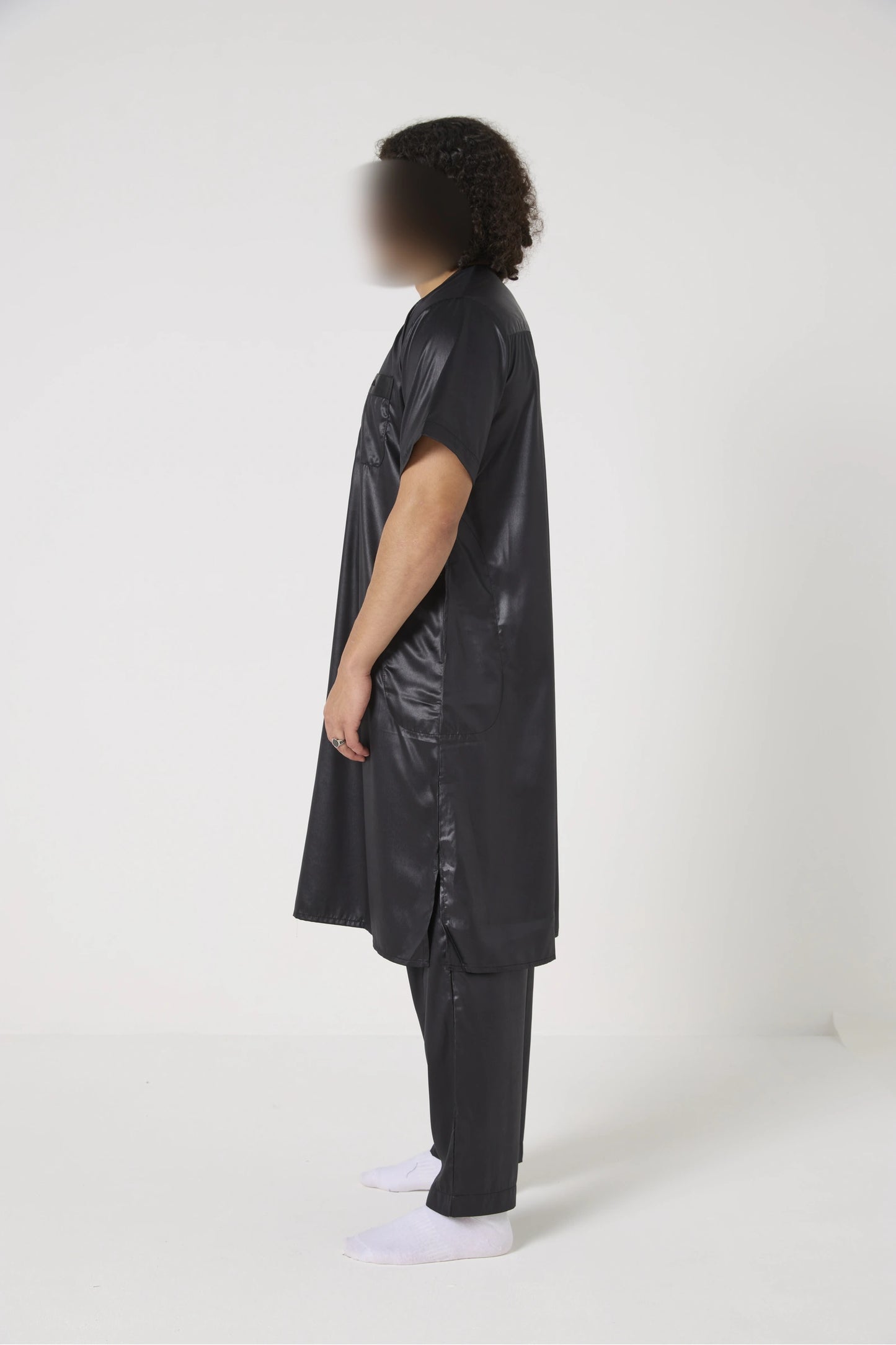 Qamis ensemble style pakistanais manche courte Atlas