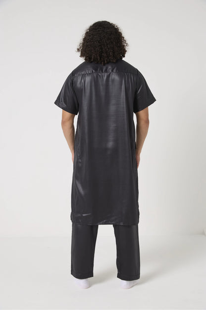 Qamis ensemble style pakistanais manche courte Atlas