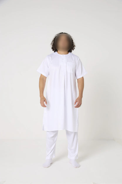 Qamis ensemble style pakistanais manche courte Atlas