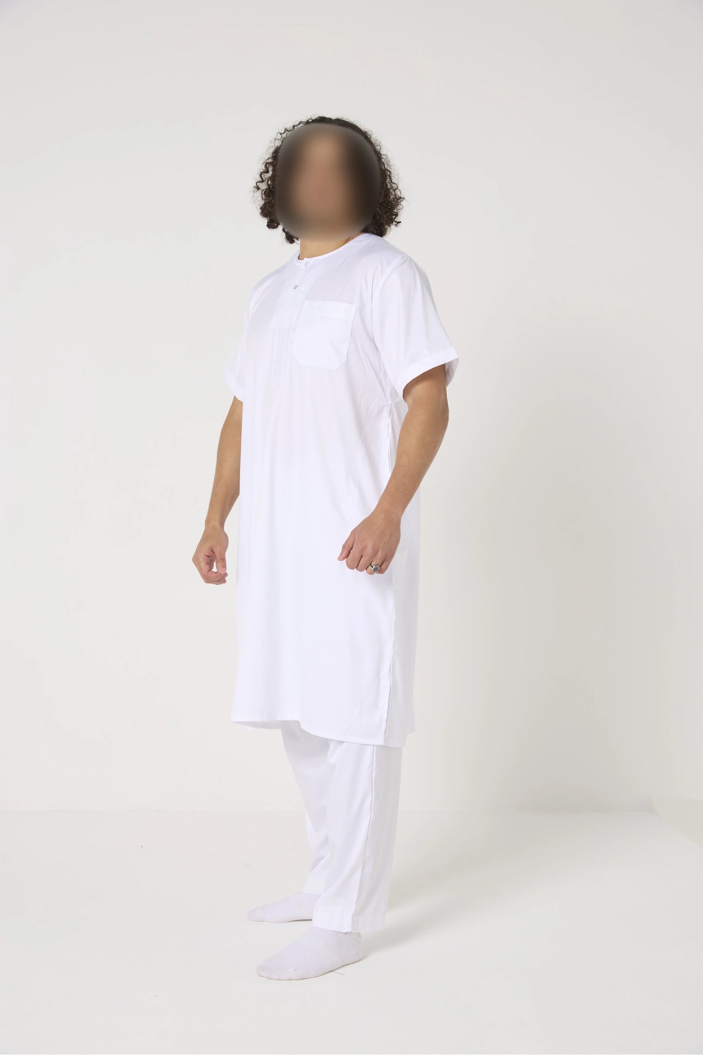 Qamis ensemble style pakistanais manche courte Atlas