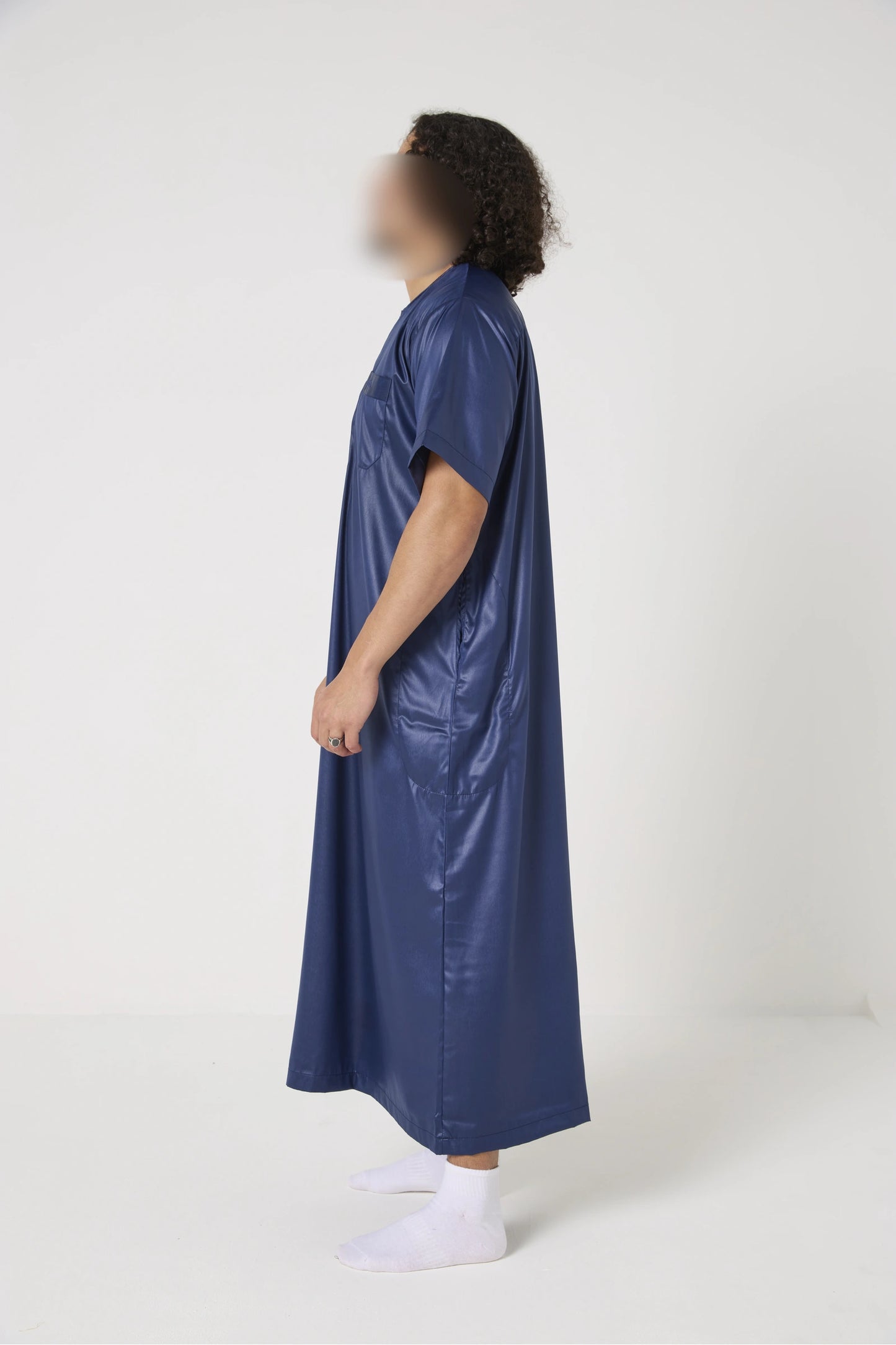 Qamis Atlas manches courtes