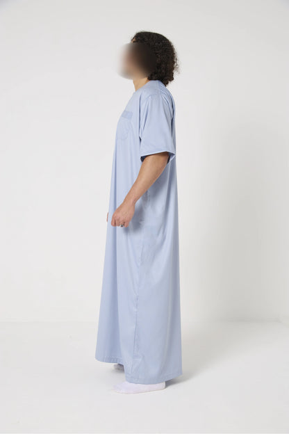 Qamis Atlas manches courtes