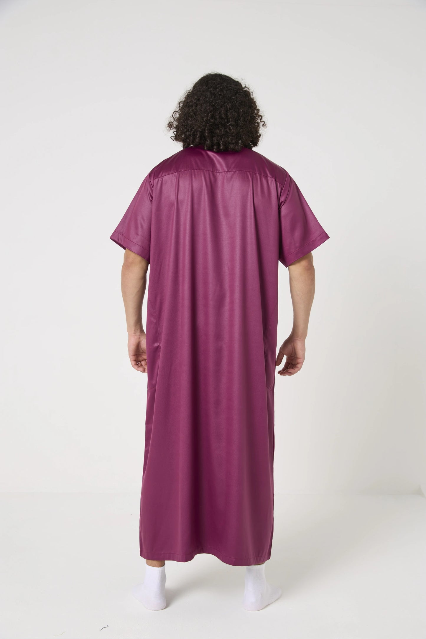 Qamis Atlas manches courtes