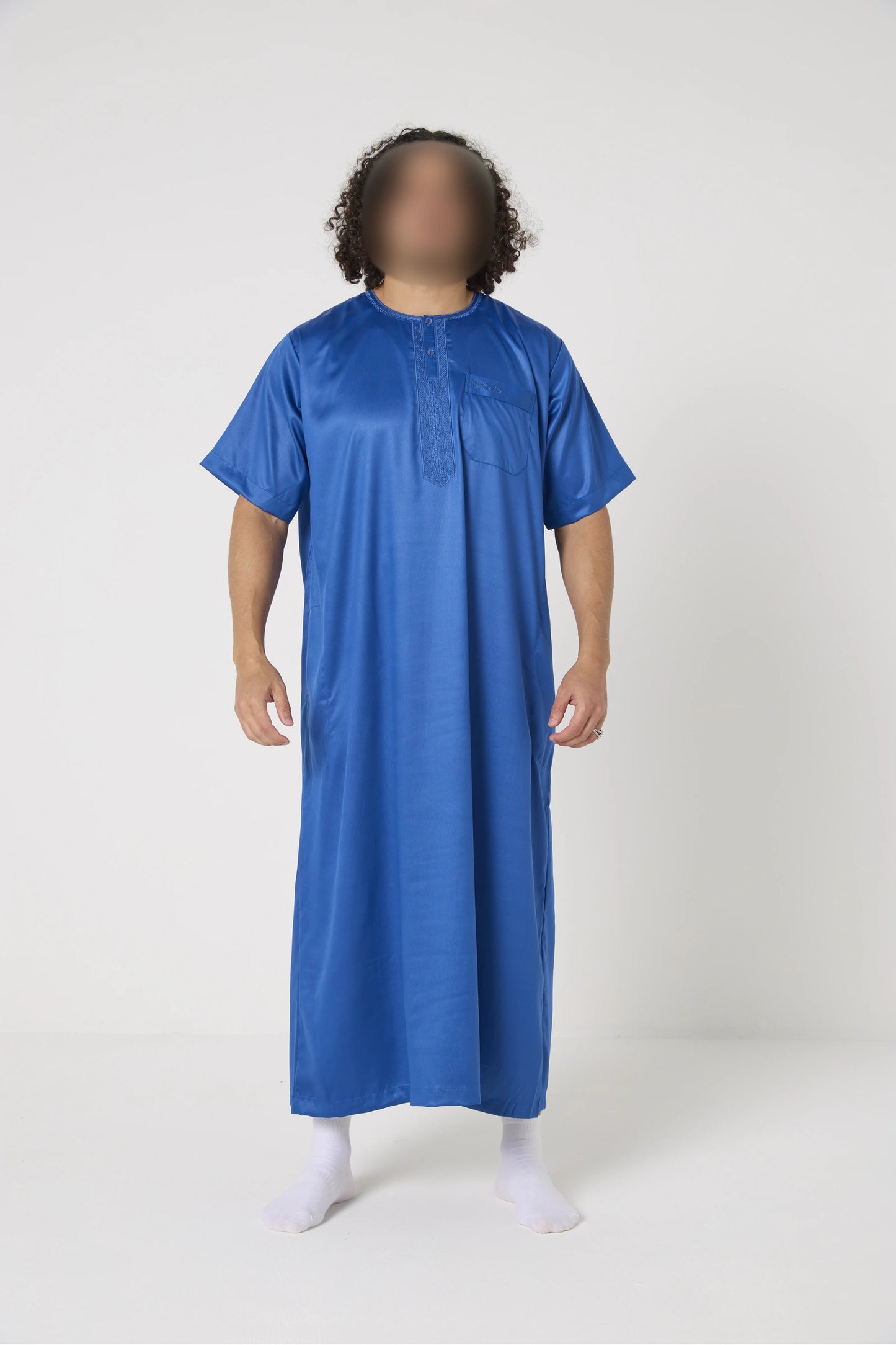 Qamis Atlas manches courtes