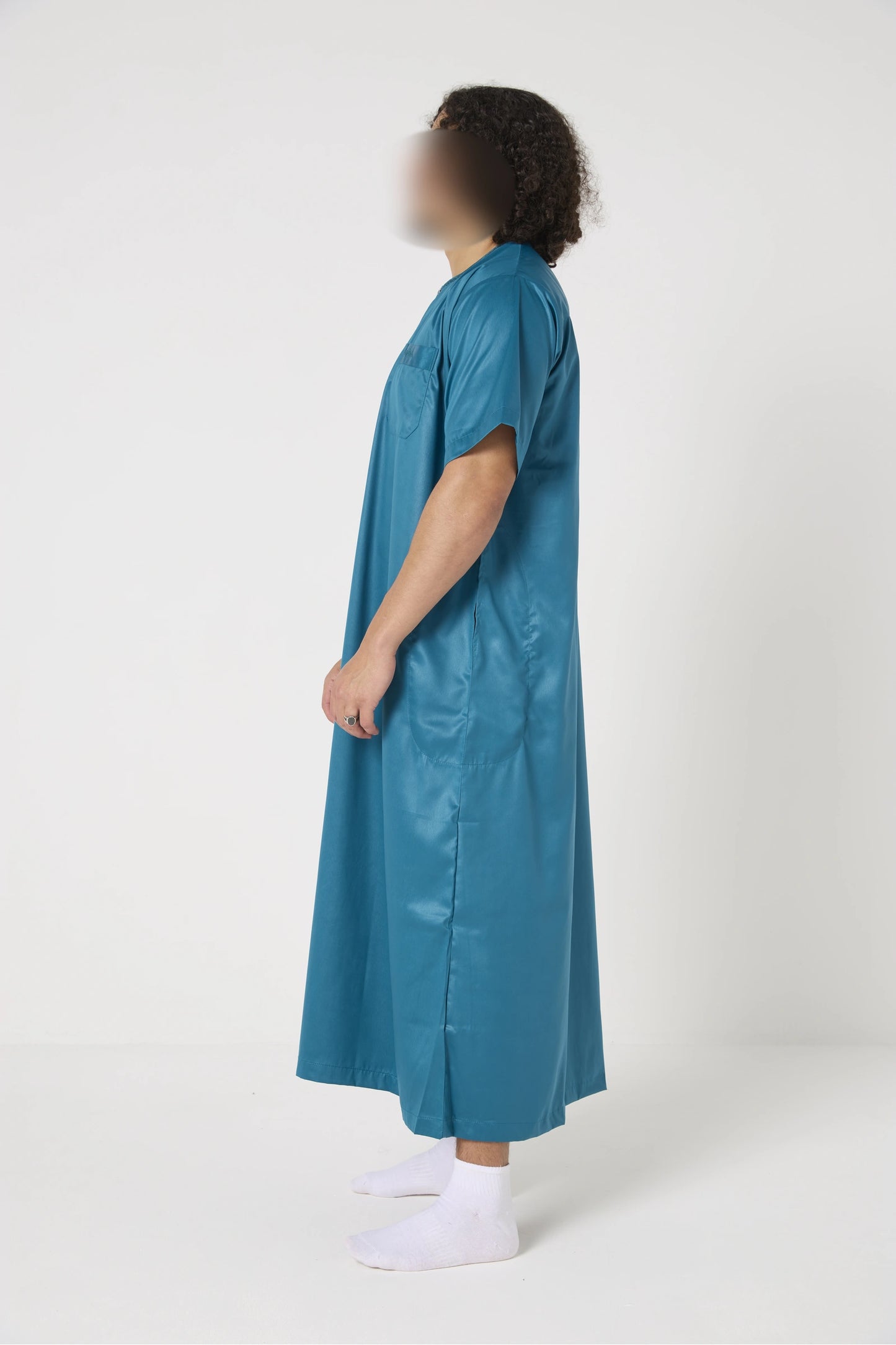 Qamis Atlas manches courtes