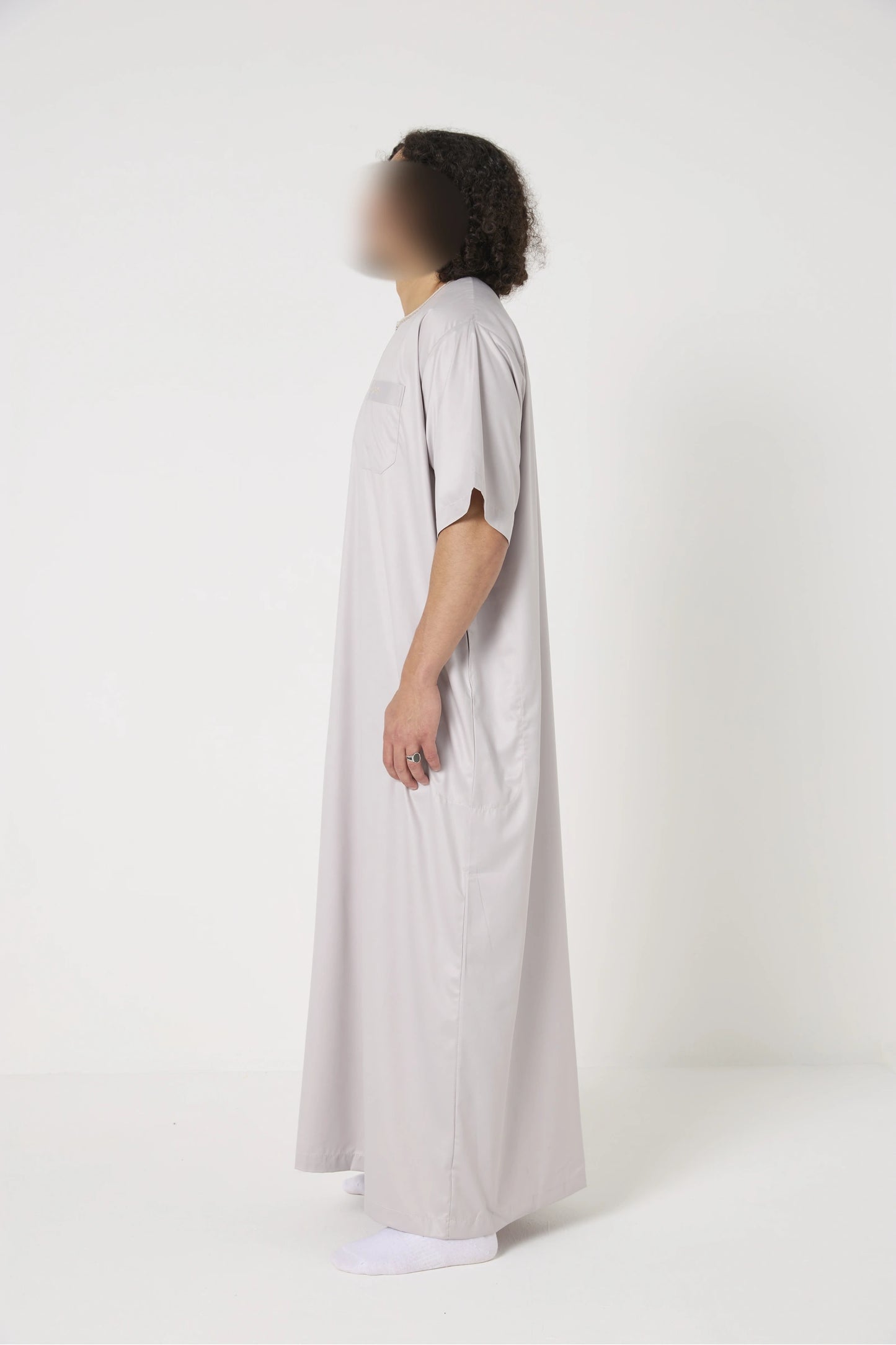 Qamis Atlas manches courtes