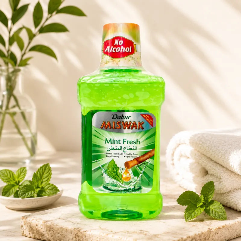 Bain de Bouche Dabur Miswak Menthe Fraîche