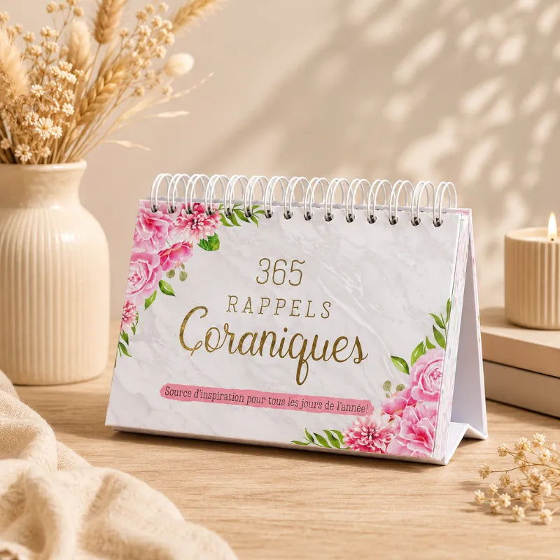 Calendrier - 365 Rappels Coraniques - Rose (Fleurs)