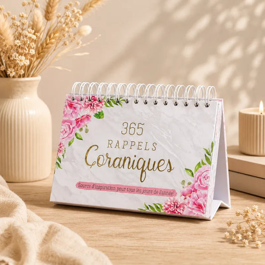 Calendrier - 365 Rappels Coraniques - Rose (Fleurs)