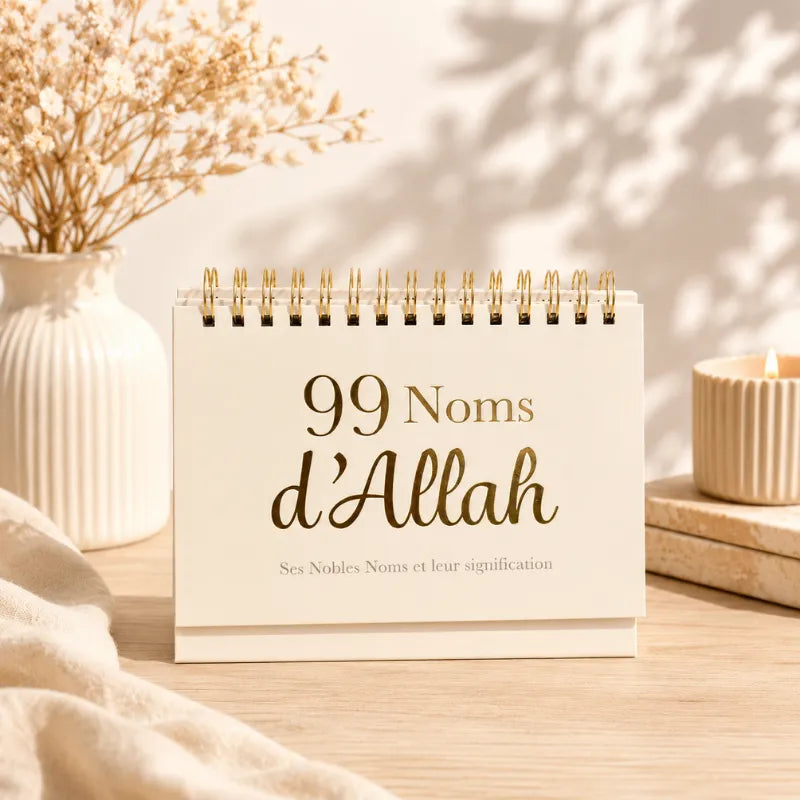 Calendrier - Les 99 noms d'Allah et ses attributs - Beige