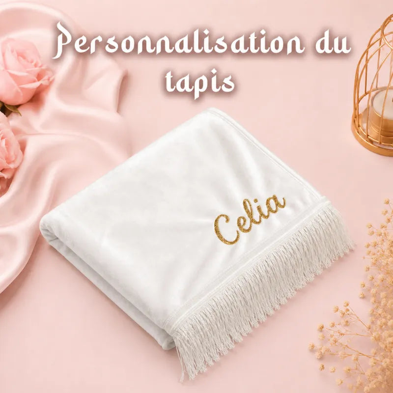 Coffret - Pour Elle personnalisation tapis blanc