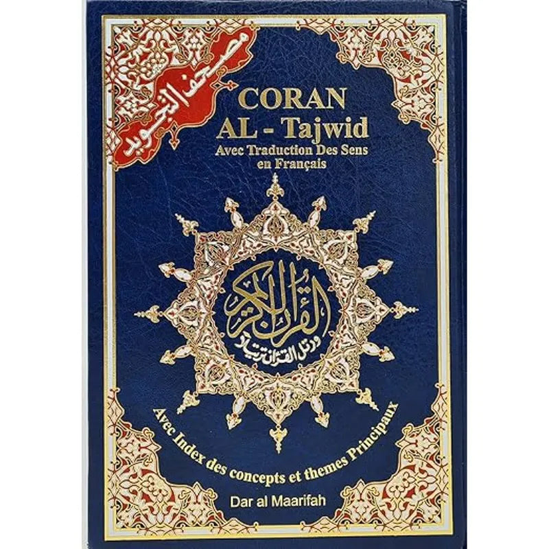 Coran tajwid hafs avec traduction - taille grand