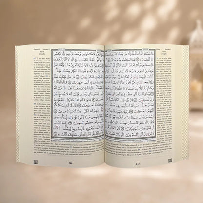 Coran tajwid hafs avec traduction - taille grand intérieur