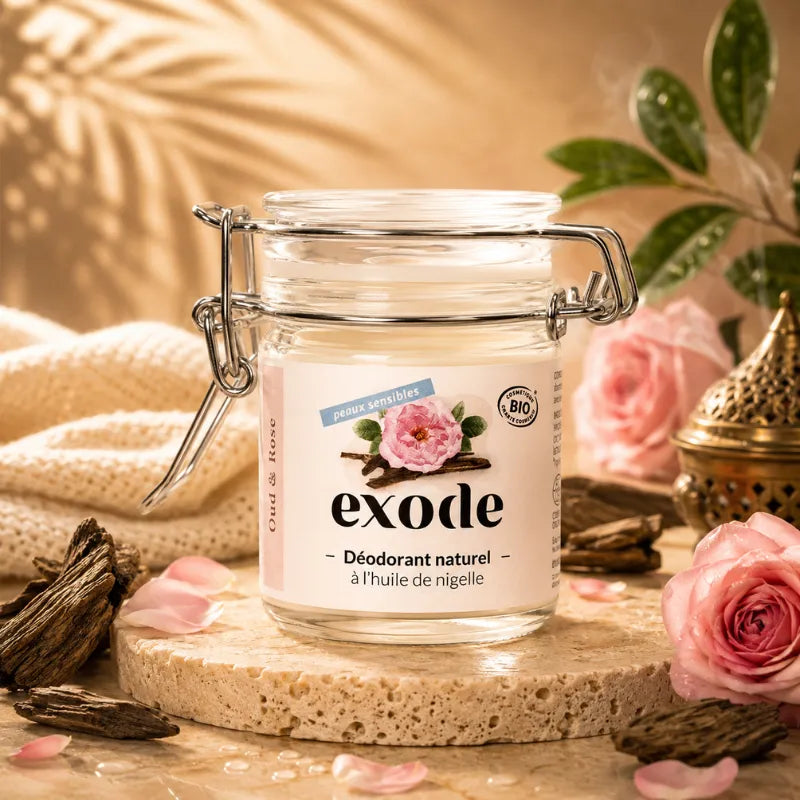 Déodorant Baume - Peau sensible - Oud & Rose - Exode