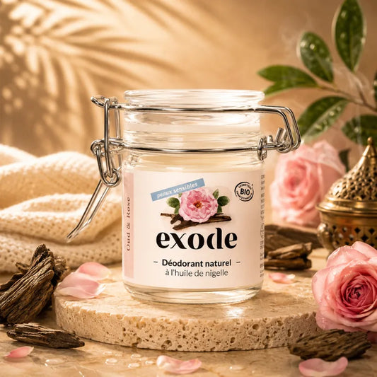 Déodorant Baume - Peau sensible - Oud & Rose - Exode