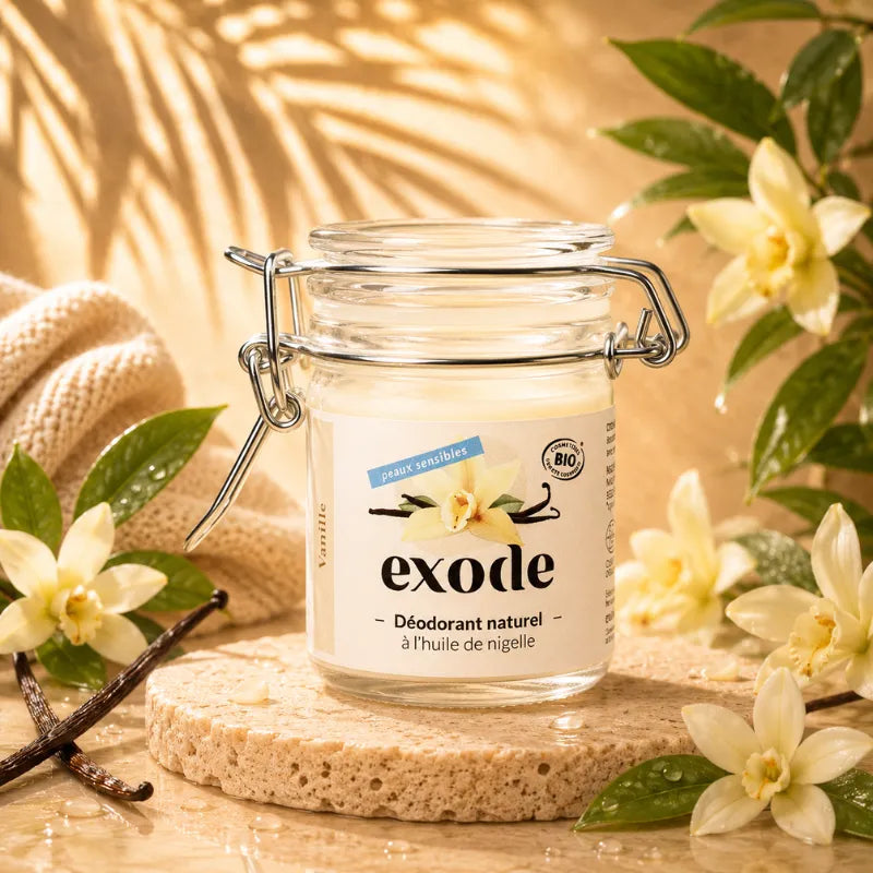 Déodorant Baume - Peau sensible - Vanille - Exode