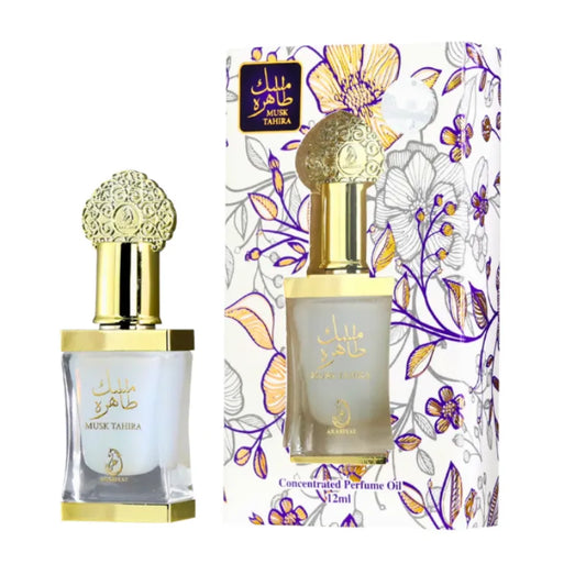 Musk Tahira - Huile parfumée concentrée 12 ml – Arabiyat