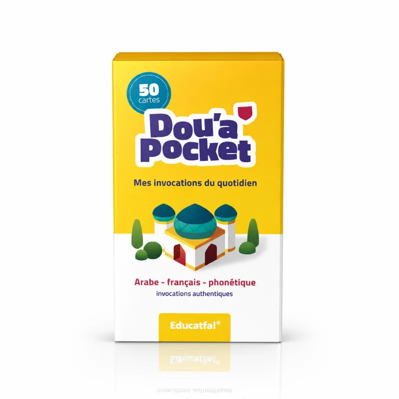 Dou'a Pocket : Mes Invocations du quotidien, 50 Cartes (Arabe- Français- Phonétique)