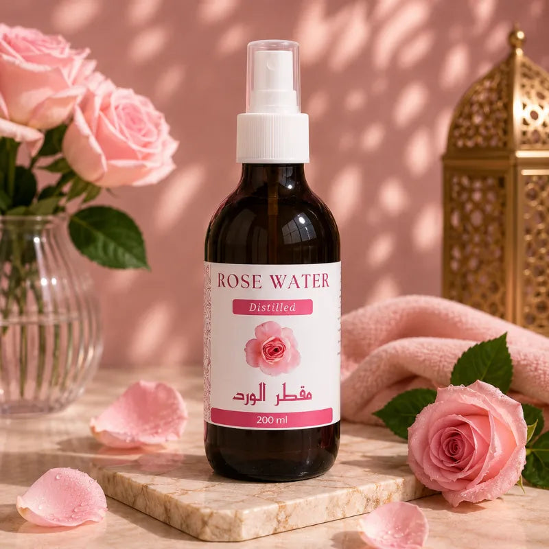 Eau de Rose Distillée Pure en Spray - 200 ml 