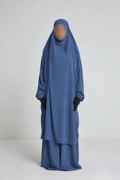 Ensemble Jilbeb 2 pièces avec Jupe Jazz bleu jean