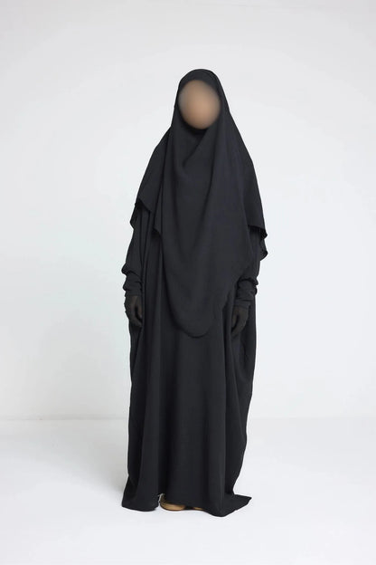 Ensemble robe + khimar en jazz