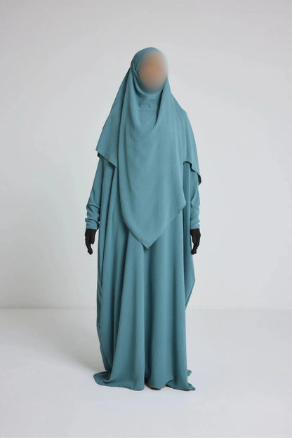 Ensemble robe + khimar en jazz