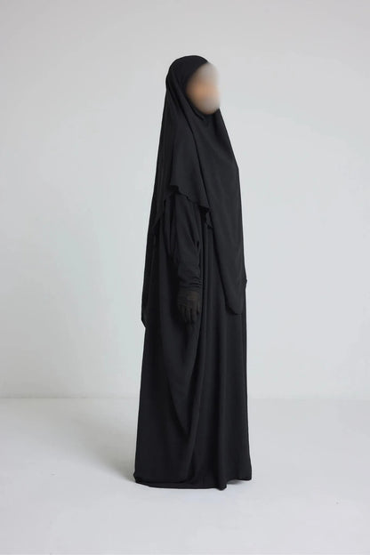 Ensemble robe + khimar en jazz