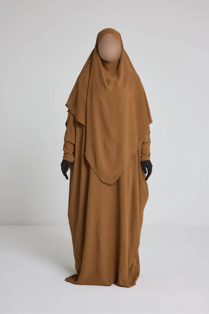 Ensemble robe + khimar en jazz