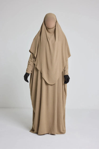 Ensemble robe + khimar en jazz