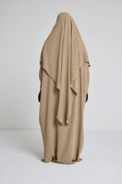 Ensemble robe + khimar en jazz