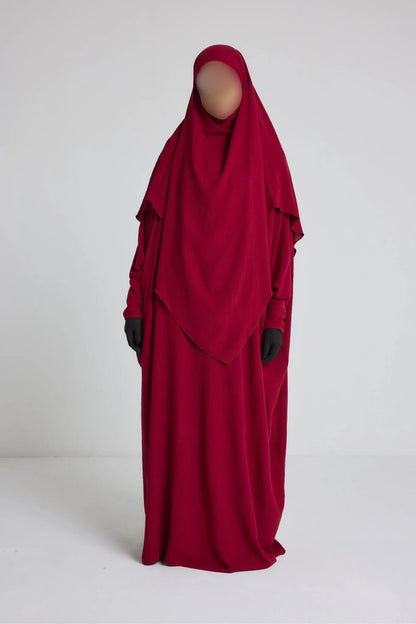 Ensemble robe + khimar en jazz