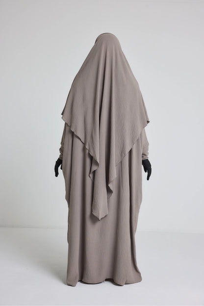 Ensemble robe + khimar en jazz