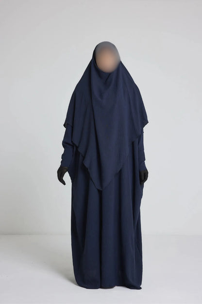 Ensemble robe + khimar en jazz