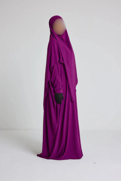 Ensemble robe + khimar en jazz