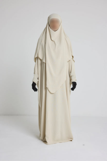 Ensemble robe + khimar en jazz