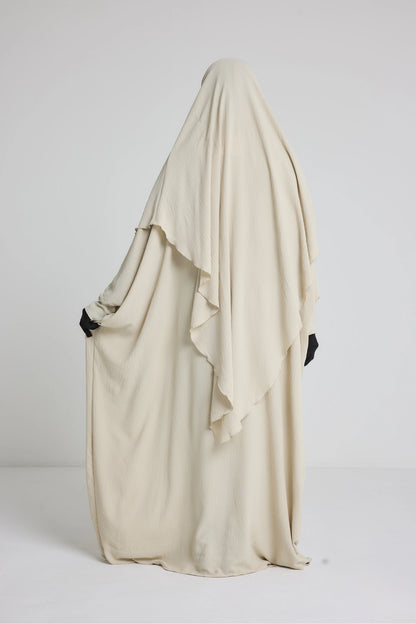 Ensemble robe + khimar en jazz