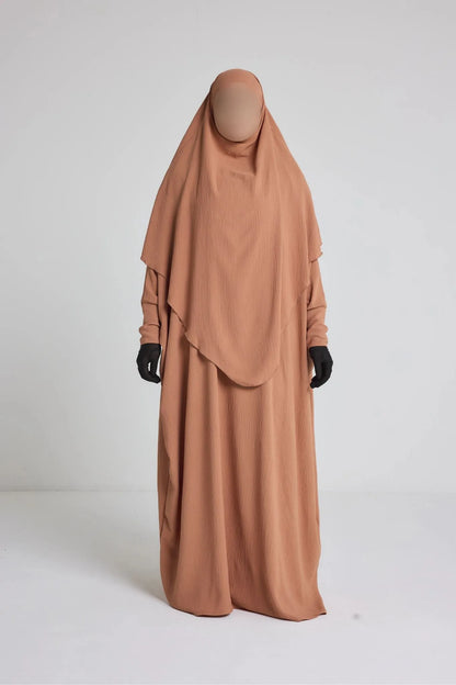 Ensemble robe + khimar en jazz
