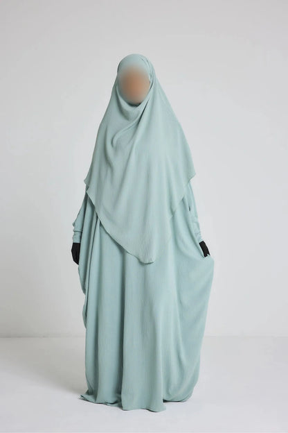 Ensemble robe + khimar en jazz