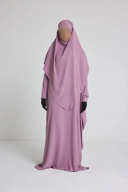 Ensemble robe + khimar en jazz