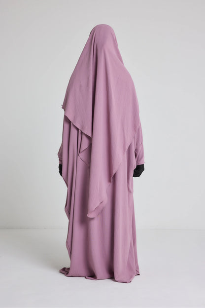 Ensemble robe + khimar en jazz