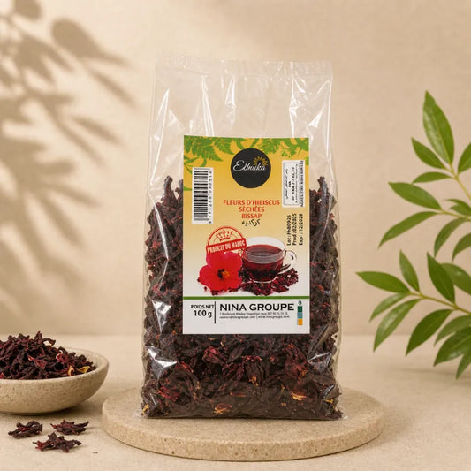 Fleurs d'Hibiscus séchées - Bissap - 100g
