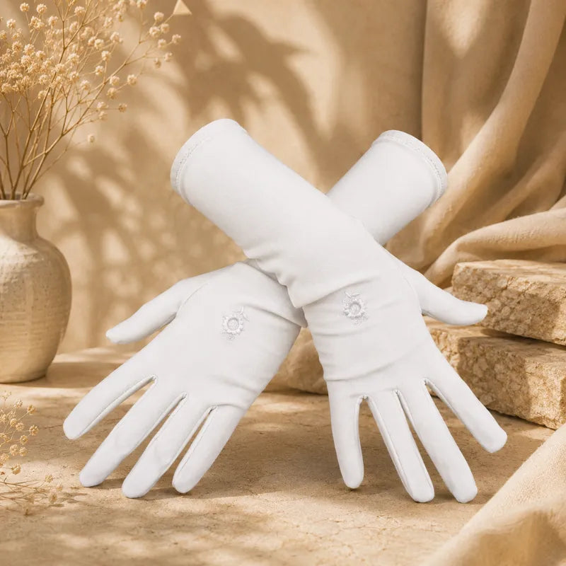 Gants Longs blancs
