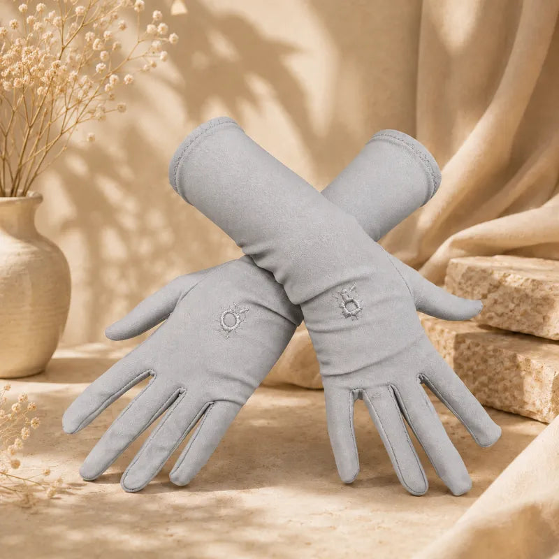 Gants Longs gris